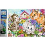 Norimpex Diamantové malování Kočičí parta 30 x 40 cm – Hledejceny.cz