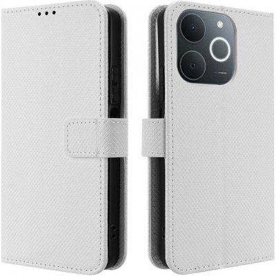 Diamond knížkové pouzdro na Realme Note 70T - bílé – Zboží Živě
