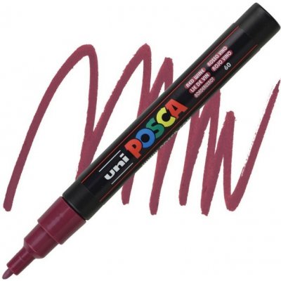 Uni Posca PC-3M bordó – Zboží Mobilmania