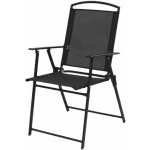 ST Leisure Equipment Stolička MANINI, čierna, záhradná, skladacia, 58x63x93 cm – Hledejceny.cz