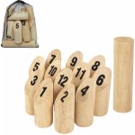 Greatstore Kubb s čísly herní set dřevěný – Zboží Mobilmania