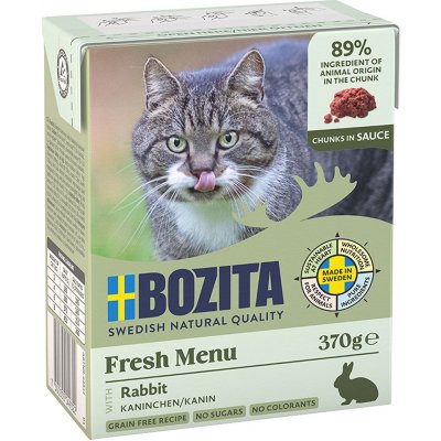 Bozita Cat kousky v omáčce s králičí 6 x 370 g – Hledejceny.cz