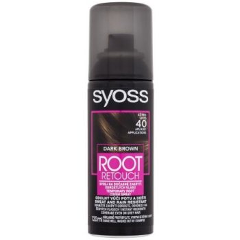 Syoss Root Retoucher tmavě hnědý sprej na odrosty 120 ml