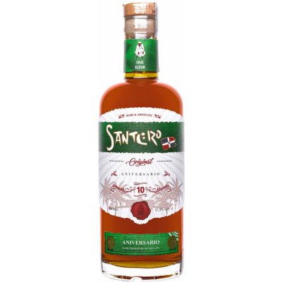 Santero 10 Aniversario Rum 37,5% 0,7 l (holá láhev) – Hledejceny.cz