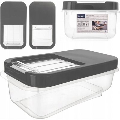 Orion Velkokapacitní dóza Slop šedé posuvné víko 5 l – Sleviste.cz