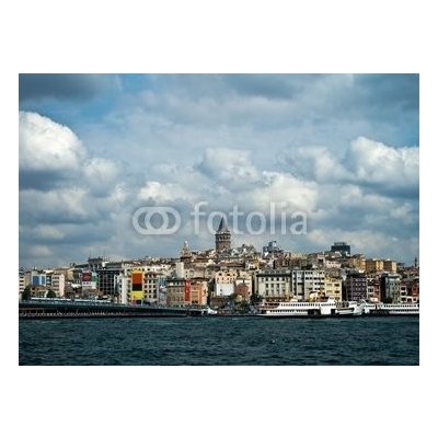 WEBLUX 10207663 Samolepka fólie Boshphorus strait and asian side of Istanbul Boshphorus úzké a asijské straně Istanbulu rozměry 100 x 73 cm – Hledejceny.cz