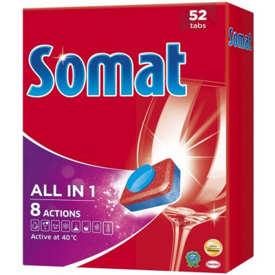 Somat All In 1 Power Booster tablety do myčky na nádobí 52 kusů – Zboží Mobilmania