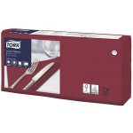 Tork ubrousky oběd bordeaux 2V 33x33 cm 200 ks