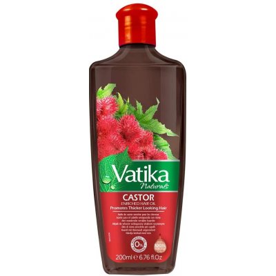 Dabur Vatika Naturals Ricínový vlasový olej 200 ml