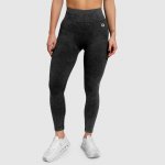 Dámské legíny Iron Aesthetics Faded washed black Černá – Sleviste.cz
