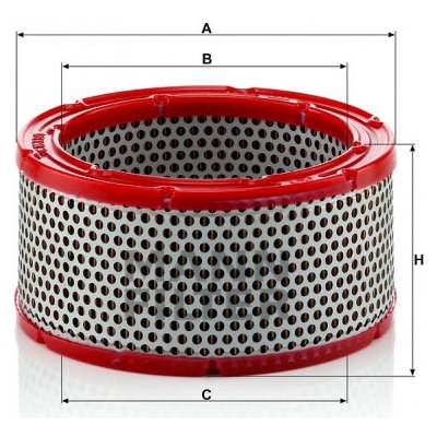 MANN FILTER Vzduchový filtr C 1633/1 – Hledejceny.cz