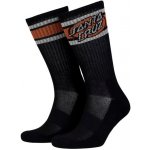 Santa Cruz ponožky Oval Dot Stripe Sock Black – Zboží Mobilmania