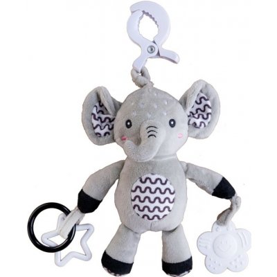 Babyted Chrastítko plyš 30 cm s klipem Slon – Hledejceny.cz