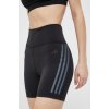 Dámské šortky adidas Sportovní kraťasy DailyRun 3-Stripes Five-Inch Short Leggings HS5452 Černá