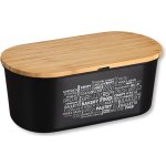 Kesper Chlebník s krájecí deskou - černý – Zboží Dáma