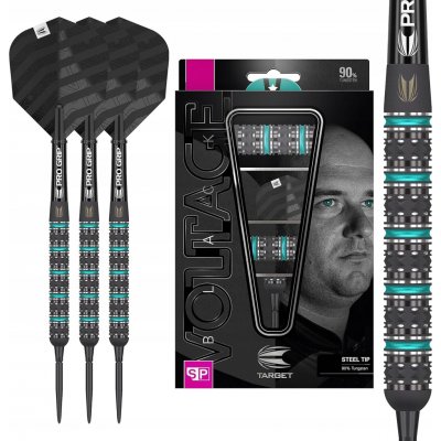 Target - darts Steel Rob Cross Voltage - Black Edition - Swiss Point - 22g – Sleviste.cz