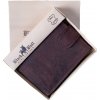 Peněženka Pánská kožená peněženka s přezkou Black Bull burgundy