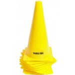 Gorilla Sports Kužely 30 cm, 10 ks, žlutá – Zboží Dáma