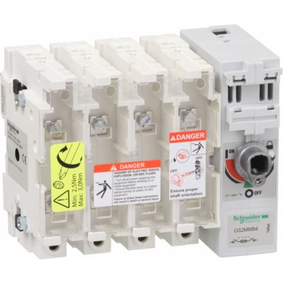 SCHNEIDER ELECTRIC SCHNEIDER Odpínač VARIO GS2MMB4 4P 200A pojistkový GS2MMB4 – Hledejceny.cz