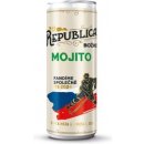 Republica Mojito Rum Máta Limetka Soda 6% 0,25 ml (plech)