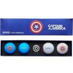 Volvik ball Vivid Marvel Captain America Long 4 balls – Zboží Dáma