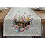 Mondo Italia Velikonoční gobelínový běhoun MI02 Vícebarevná 45x140 cm – Zboží Dáma