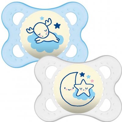 Mam Original Night 0+ modrý 2 ks – Zboží Mobilmania