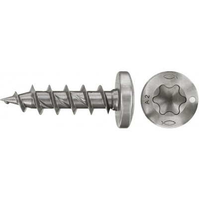 Fischer 574096 šrouby do dřevotřísky 3.5 mm 20 mm TX Nerezová ocel 200 ks – Hledejceny.cz