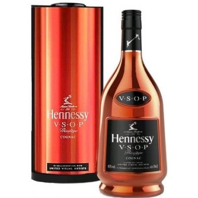 Hennessy Vs Holliday ltd. edition of Cognac 40% 0,7 l (tuba) – Zboží Dáma