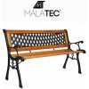 Zahradní lavice Malatec 9807 dřevěno-kovová,silná
