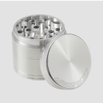 Aerospaced čtyřdílná drtička by standards 40 mm stříbrná – Zboží Mobilmania