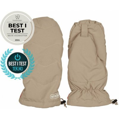 Voksi Stroller Mitten dark sand light grey – Zbozi.Blesk.cz