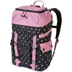 Meatfly batoh Scintilla Dots/Dusty Rose 26 l černá