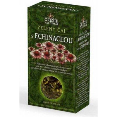 Grešík Čaje 4 světadílů Zel. čaj s echinaceou 70 g