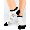 Bavlněné ponožky ST033 bílá