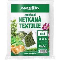 AgroBio netkaná textilie 1,6 x 5 m bílá