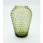 Váza 25cm - Hobnail - Ananas - lesní zelená – Hledejceny.cz