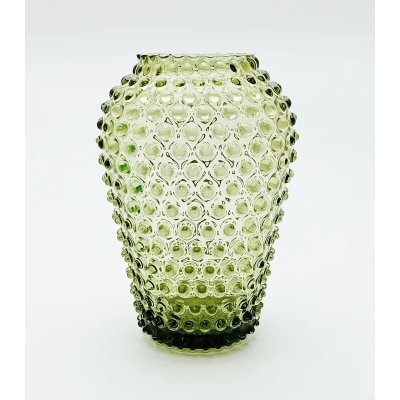 Váza 25cm - Hobnail - Ananas - lesní zelená – Hledejceny.cz