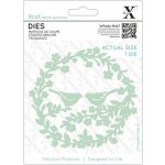 Kovová vyřezávací šablona Xcut Věnec s ptáčky 1 ks – Zboží Mobilmania