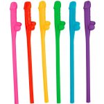 Ptákoviny CB Barevná brčka penis 6ks – Zboží Dáma