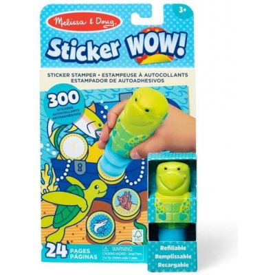 Melissa & Doug Razítkovač Sticker WOW Mořská želva – Hledejceny.cz