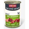 Vitamíny pro zvířata Animonda Gran Carno hovězí & kachní srdce 400 g