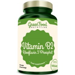 Greenfood Nutrition Vitamin B2 Riboflavin 5'Phosphat 60 kapslí