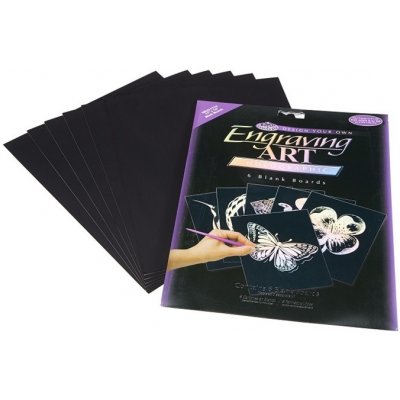 Kreativní set na engraving 6 x holografická deska – Hledejceny.cz