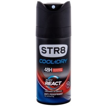 STR8 Cool & Dry Body React deospray 150 ml