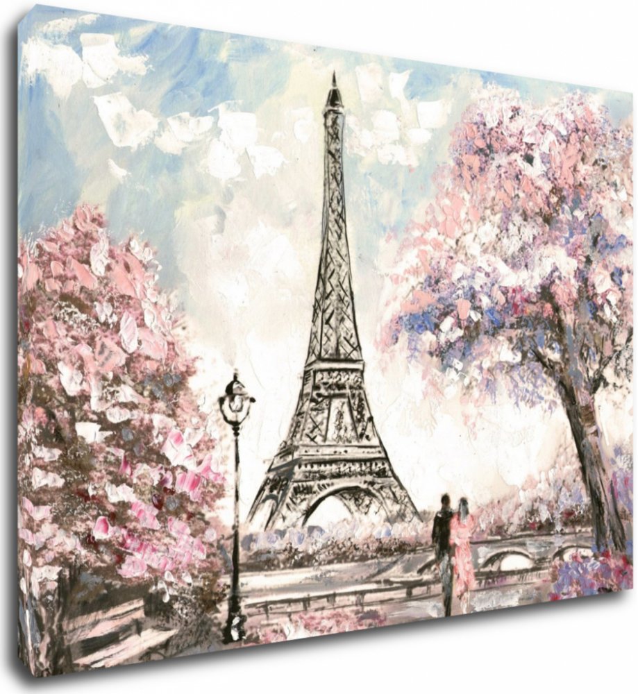 Impresi Obraz Eiffelova věž kreslená - 70 x 50 cm | Srovnanicen.cz