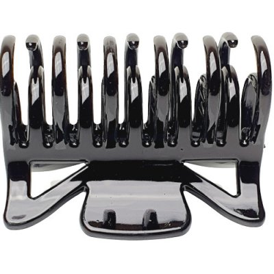 RB nakuplevne Plastový skřipec do vlasů, dvojité zuby "klasik" 4cm - černá – Zboží Dáma