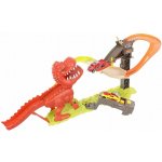 ISO 11666 Dinosauří autodráha a 2 auta – Zboží Dáma