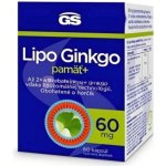 GS Lipo Ginkgo paměť+ 60 mg 60 kapslí – Hledejceny.cz