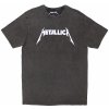 Pánské tričko s potiskem Metallica tričko Logo Stone Wash charcoal grey